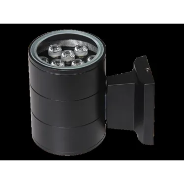 Светильник светодиодный архитектурный ДБУ PWL-145110/24D 9Вт 6500К IP65 фасадный черный | 2857965 | Jazzway