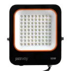                  Прожектор светодиодный ДО-50Вт 6500К 4500Лм IP65 PFL-V 185-260В угол светораспределения 100° -40... +50°С литой алюминий индекс Ra»80 Jazzway
               