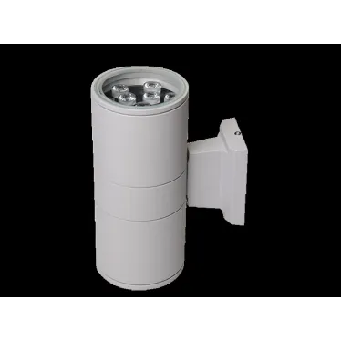 Светильник светодиодный архитектурный ДБУ PWL-245110/24D 2x9Вт 6500К IP65 фасадный серый | 2857941 | Jazzway