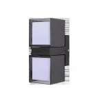 Светильник светодиодный ДБУ-23095 2*8w архитектурный IP54 4000К 800Лм черный JazzWay