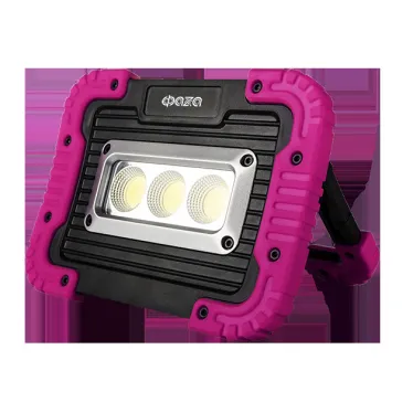 Фонарь прожектор WL1-L6W-mg (черно-рубин.) 4АА