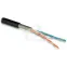 Витая пара Industrial Ethernet кат 5e 2x2x24 AWG (0.51 мм) однопроволочные жилы (solid) U/UTP для внутренней и внешней прокладки (-40°C – +70°C) двойная оболочка PVC (UV) черный