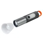                  Ручной светодиодный фонарь боковая подсветка литий-ионный аккумулятор Accu1-L5W/L3W-bk, Li-Ion, JAZZway
               