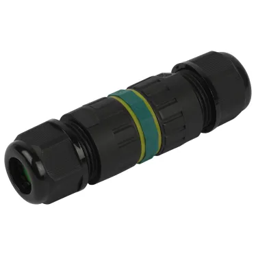 Коннектор кабельный прямой 3-Pin 0.5-2.5 мм2 NO-224-673 безвинтовой IP68