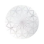                  Светильник светодиодный ДБО-24w 6500К 1840м IP20 матовый рисунок с декоративным узором Астра
               