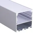 Профиль PAL 5050 (комплект) накладной 2м анодированный с подв.для светодиодной ленты JazzWay