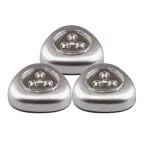                  Светильник светодиодный с ручным вкл., пушлайт TF3-3хL3-T-sr (в упак 3шт серебр.) | .5041776 | ФАZА
               