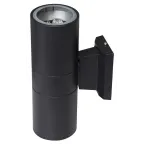                  Светильник светодиодный архитектурный ДБУ PWL-26090/24D 2x5Вт 6500К IP65 фасадный черный | 1018618A | Jazzway
               