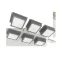 Светильник светодиодный ДВО 089/G OPAL 42W 4000K GREY IP40 /комплект/ 3480Лм JazzWay