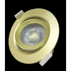                  Светильник светодиодный встраиваемый точечный ДВО/ДВБ PSP-R 9044 GOLD 7Вт 4000К IP40 | 5014954 | Jazzway
               