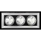                  Светильник светодиодный встраиваемый карданный LED PSP-S 313 3x9W 4000K 24° GREY IP40 | .5027183 | Jazzway
               