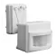 Датчик движения PMS-IR 017 1200Вт 120гр. 2-12м IP44 WH Jazzwa