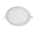                  Светильник светодиодный ДВО-12w 6500K 800 Лм IP40 WH d170мм встраиваемый круг
               