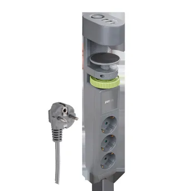 Удлинитель ETD-03U-150-gy (3 x 1,5)