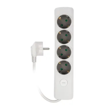 Удлинитель ET-04-500W (4X5,0) заземл., выкл. JAZZway