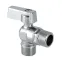 Кран шаровой угловой 1/2'x3/4' для подключения санитарных приборов