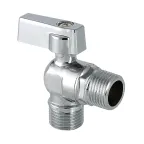 Кран шаровой угловой 1/2'x3/4' для подключения санитарных приборов