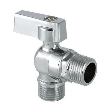 Кран шаровой угловой 1/2'x3/4' для подключения санитарных приборов