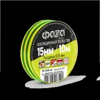                  Изолента ПВХ ФАZА 15мм * 10м желто-зеленая, ФАZА
               