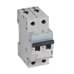 Выключатель автоматический двухполюсный TX3 6000 10А C 10кА | 403928 | Legrand