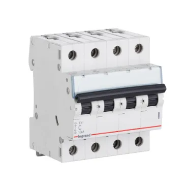 Выключатель автоматический четырехполюсный TX3 6000 40А C 6кА | 404074 | Legrand