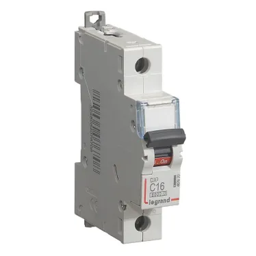 Выключатель автоматический  однополюсный DX3 6000 16А C 10кА | 407670 | Legrand