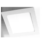                  Светильник светодиодный ДВО-12w 6500K 800 Лм IP40 WH 170мм встраиваемый квадрат
               