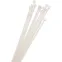 Стяжка кабельная (Хомут) 2,5х080-100WH PA6.6 белая (100 шт/уп) Jazzway