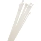 Кабельные стяжки (хомуты) PCT 4,8x250-100 белые PA6.6 (100 шт/уп)