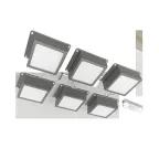 Светильник светодиодный ДВО 089/G OPAL 42W 6500K GREY IP40 /комплект/ 3480Лм JazzWay