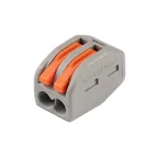                  Клеммы монтажные многоразовые PTC-2P 222-412 450V 32A 0,08-2,5(4.0)mm2 , 2 отверстия, серые 50 шт.
               