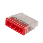 Клеммы монтажные PTC-4P 2273-204 450V 32A 0,14-4.0mm2 , 4 отверстия, прозрачные,/ 50 шт.