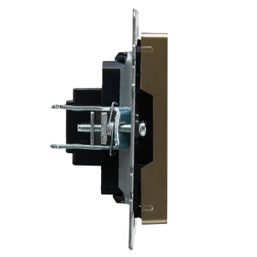 BRITE Розетка HDMI РHDMI-0-БрШ шампань