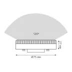 Лампа светодиодная LED 11 Вт 1050 лм 4100К таблетка нейтральный GX53 AC 220В Black Gauss