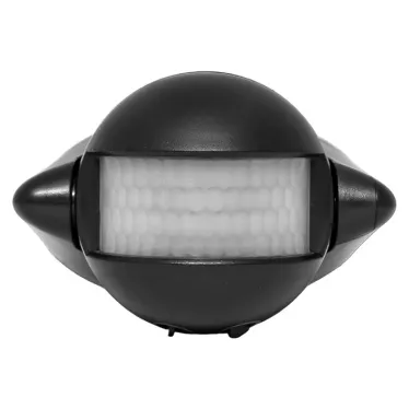 ИК датчик движения наст. 1200Вт 180гр. до 12м IP44 MS-39b черный PROxima