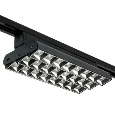 Светильник светодиодный трековый на шинопровод черный ДПО-60Вт IP40 4000К 5100Лм PTR 2260R 3S