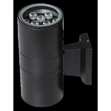 Светильник светодиодный архитектурный ДБУ PWL-245110/24D 2x9Вт 6500K IP65 фасадный черный | 2857927 | Jazzway