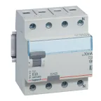Выключатель дифференциальный (УЗО) TX3 4п 25А 30мА тип AC | 403008 | Legrand