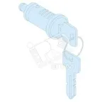                  Замок цилиндрический 2432E
               