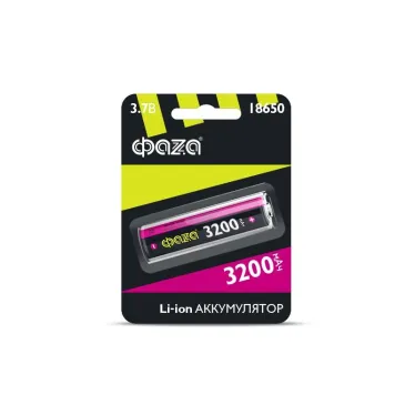 Акк ФАZА 18650 3200мАч BL-1 арт.5037793
