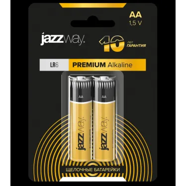Батарейка LR 6 JAZZway PREMIUM Alkaline BL-2 арт.5026896