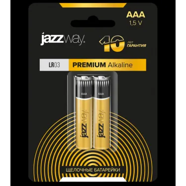Батарейка LR03 JAZZway PREMIUM Alkaline BL-2 арт.5026865