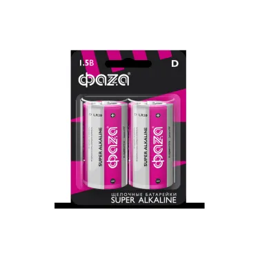 Элемент питания LR20 Super Alkaline, блистер, 2шт.