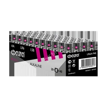 Элемент питания LR 6 (AA) алкалиновая уп. 40 шт. Alkaline Pack-40