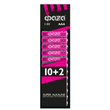 Элементы питания LR03 (AAA) Super Alkaline набор 10+2