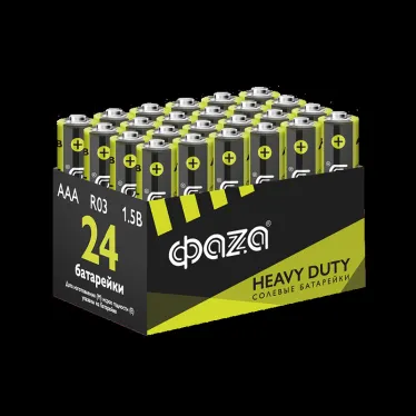 Батарейка R03 ФАZА Heavy Duty Pack-24 арт.5042322