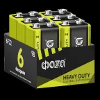 Батарейка 6F22 ФАZА Heavy Duty Pack-6 арт.5042261