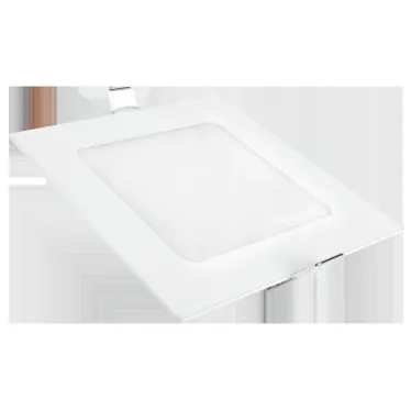 Светильник светодиодный ДВО-6w 4000K 400 Лм IP40 WH 120мм встраиваемый квадрат