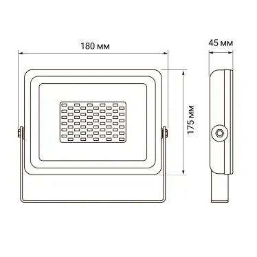 Прожектор светодиодный ДО-50Вт SMD 6500К 4250 Лм SMD