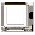 Светильник светодиодный ДВО-6w 6500K 400 Лм IP40 WH 120мм встраиваемый квадрат